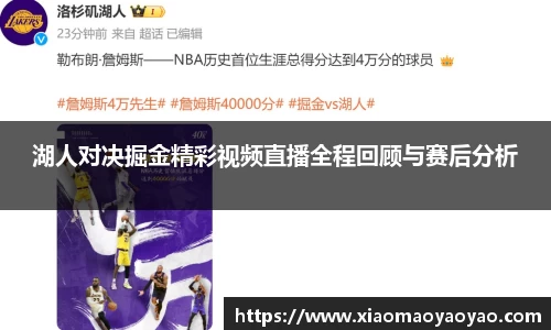 湖人对决掘金精彩视频直播全程回顾与赛后分析