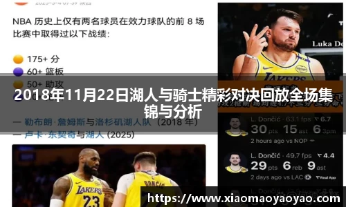 2018年11月22日湖人与骑士精彩对决回放全场集锦与分析